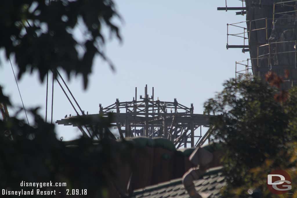 02.09.18 - The new structure from Toontown, just barely visible from ground level.