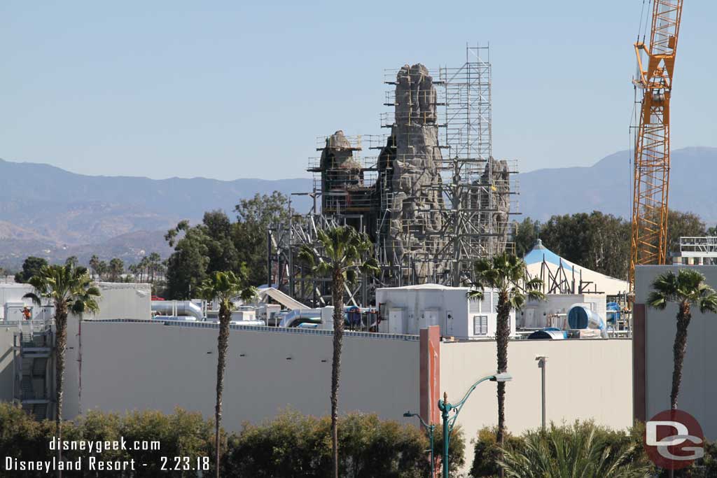 02.23.18 - Notice the red border is installed on the corner of t he building now.