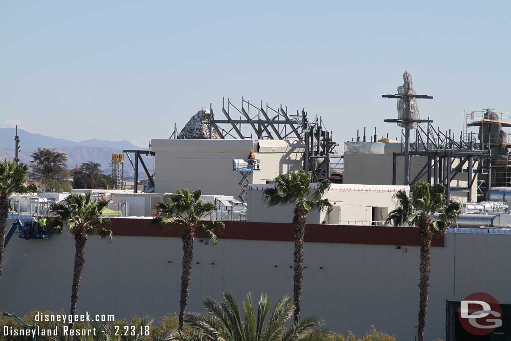 02.23.18 - More steel support structures added to the roof