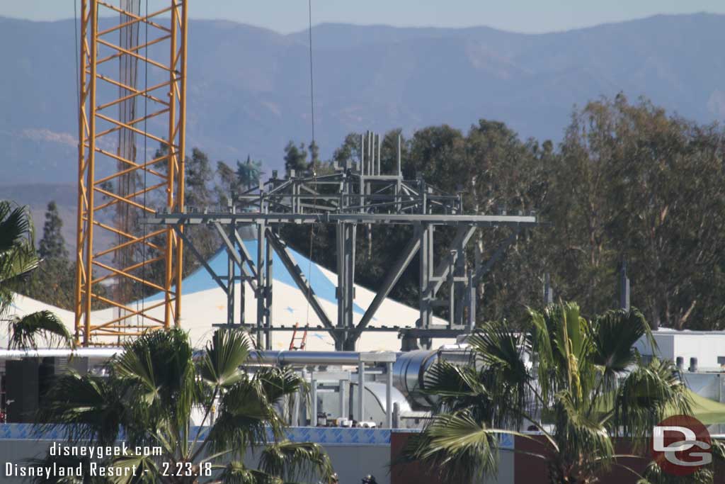 02.23.18 - A tower from the village area, not a lot of visible progress since last visit.