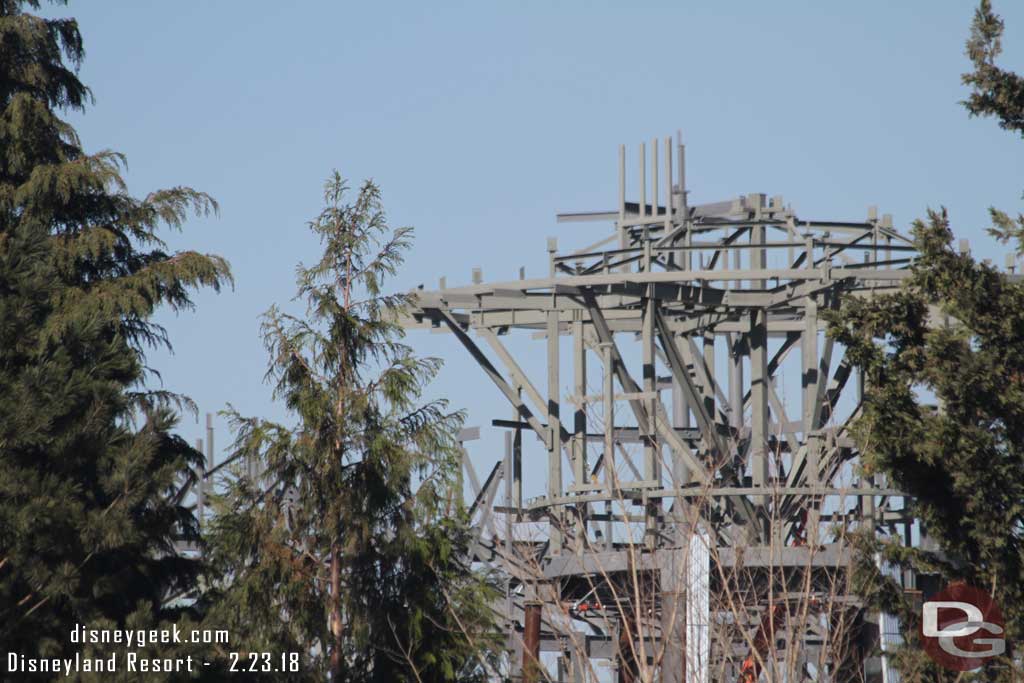 02.23.18 - The steel tower in the village area from the Rivers of America