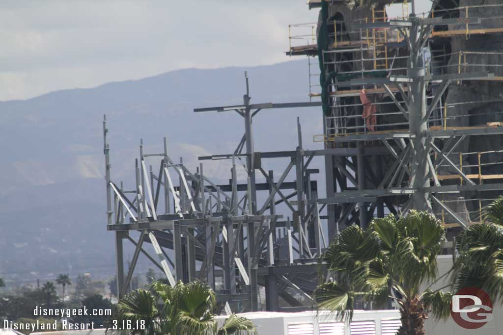 03.16.18 - A closer look at the steel above the Millennium Falcon building.