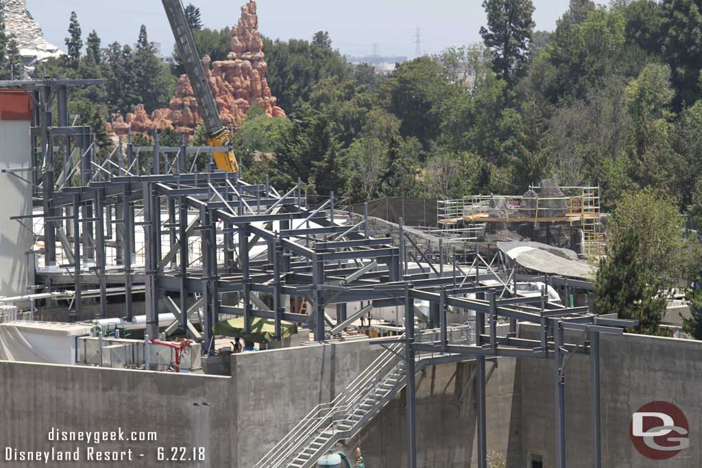 06.22.18 - Not much visible change this week. Almost all the work is inside or blocked by the buildings/trees.