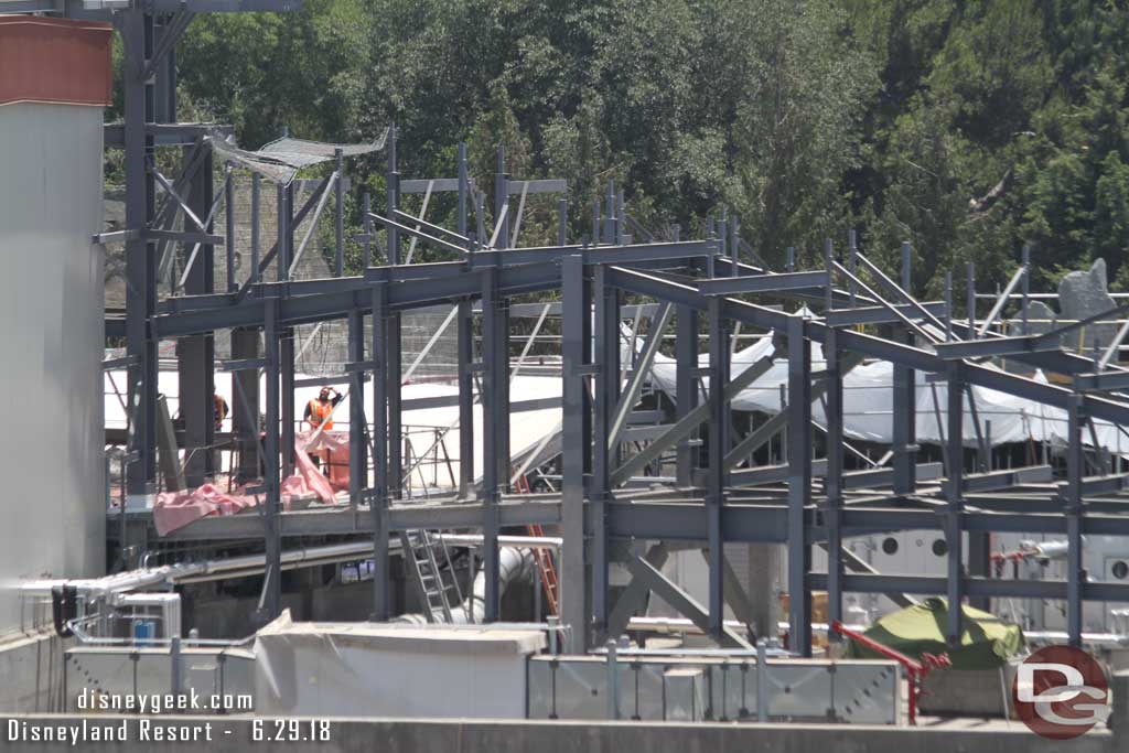 06.29.18 - A closer look at the steel structure work.