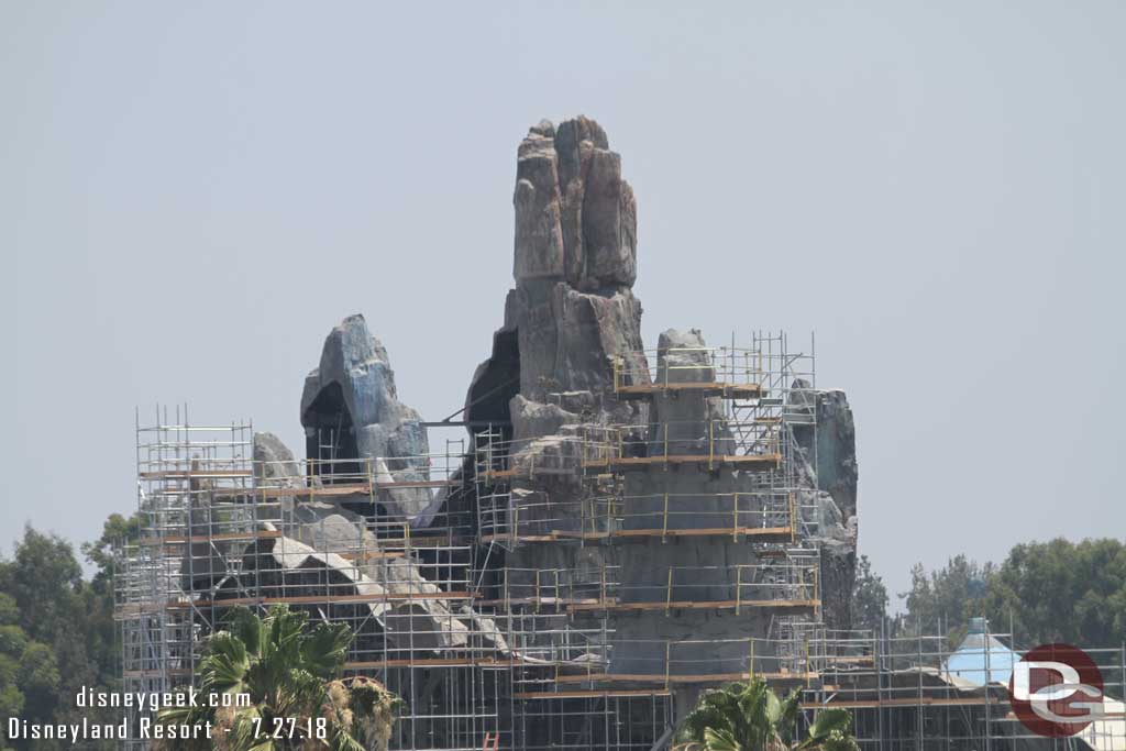 07.27.18 - The origina formations have more scaffolding removed.