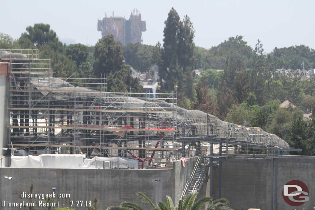 07.27.18 - Looks like the wire mesh framework is added to the steel. 