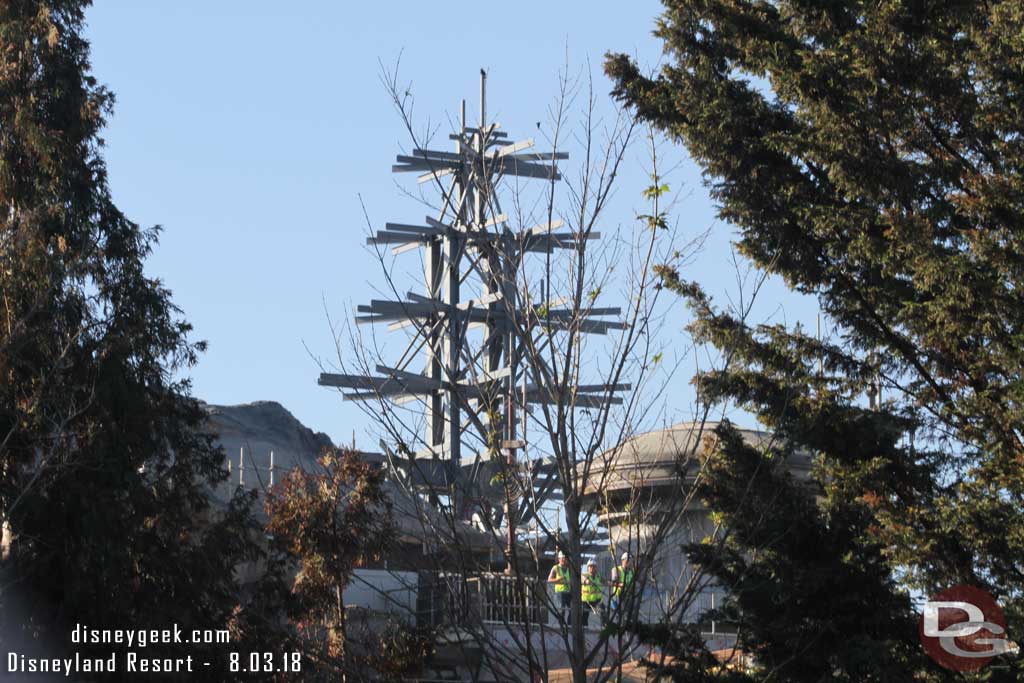 08.03.18 - A team taking a look at the project.  I would really like to see some pictures from that view of Black Spire Outpost.