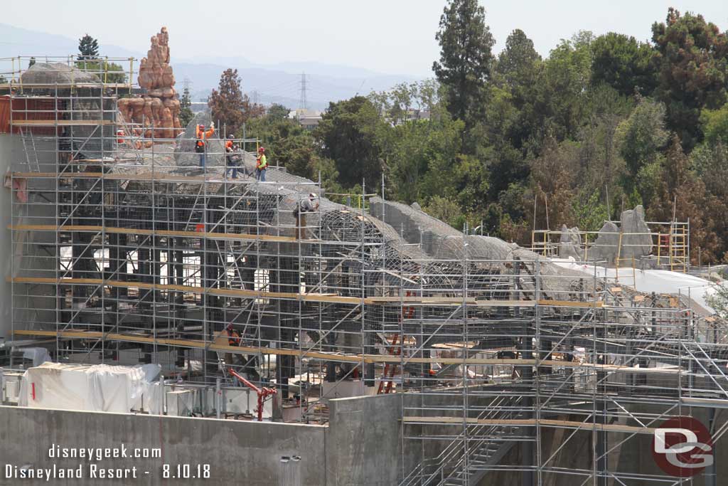 08.10.18 - Here is a closer look.  Crews are continuing to prepare the wire mesh for concrete.