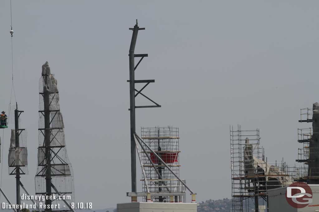 08.10.18 - A closer look at the newest spire formations taking shape.