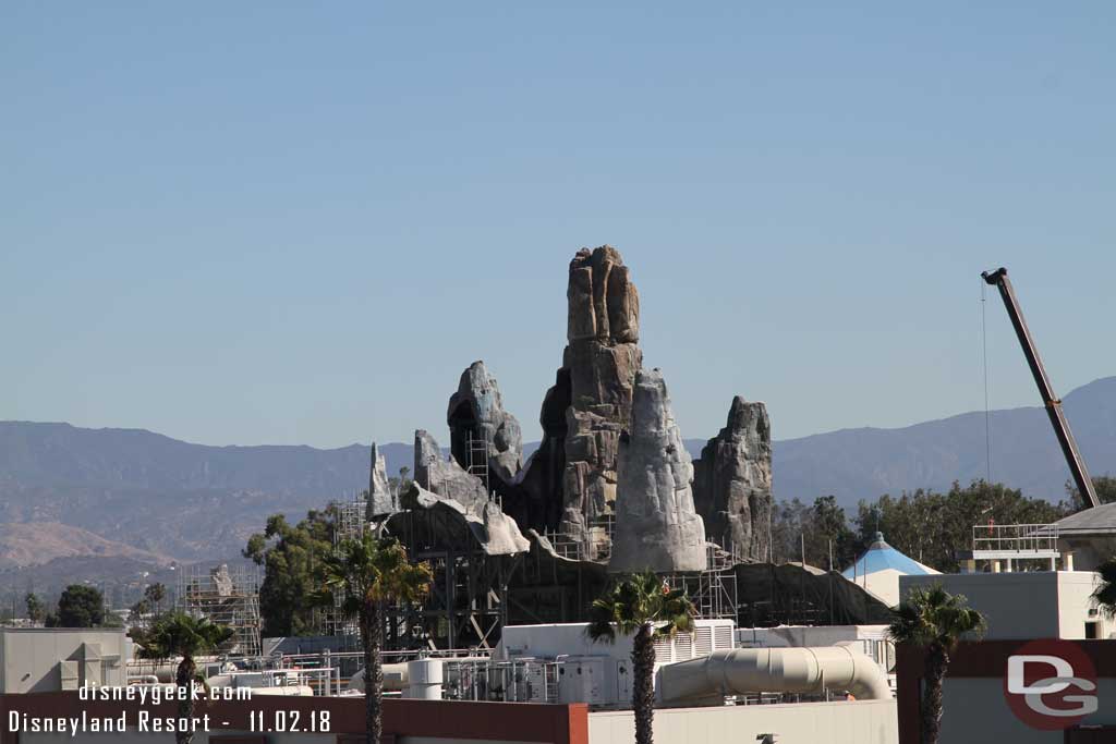 11.02.18 - More scaffolding is removed from this cluster of formations.