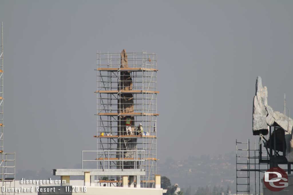 11.20.18 - A crew working on this spire this afternoon.