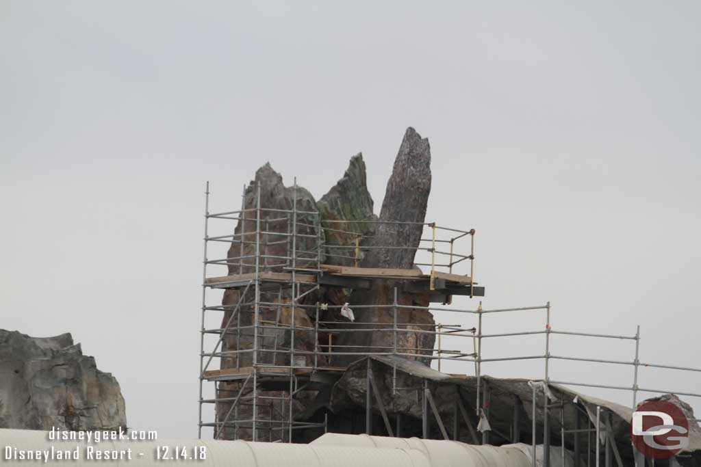 12.14.18 - A check of the various rock formations still being worked on.