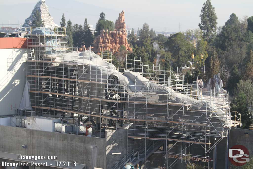 12.20.18 - This section of rockwork continues to inch along.