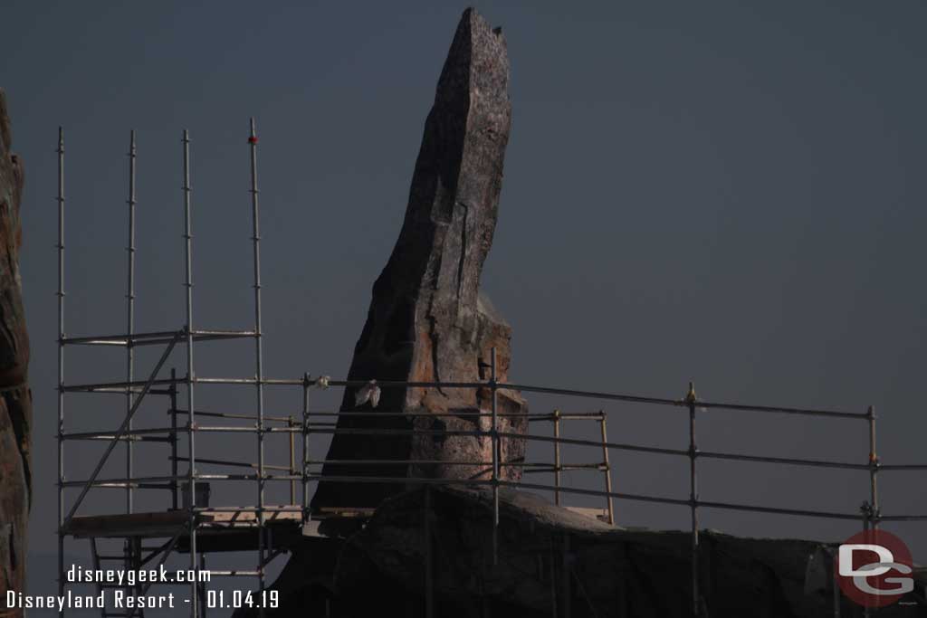 01.04.19 - Some scaffolding and the supporting toothpicks are gone from this formation.