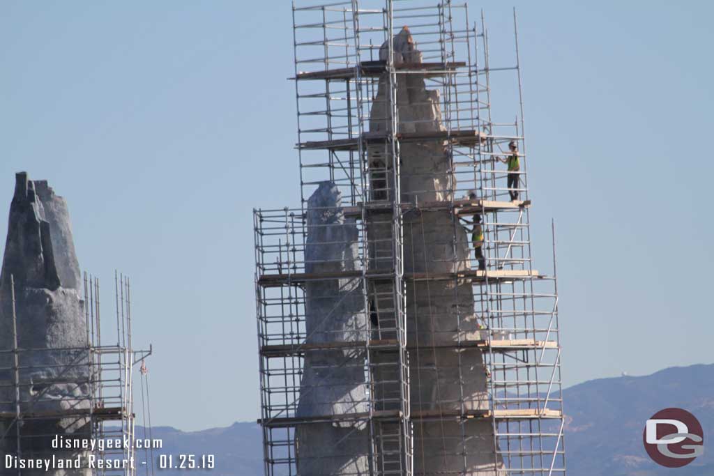 01.25.19 - A team working on this spire.