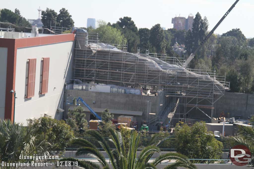 02.08.19 - The back of this formations is taking shape with concrete being applied.