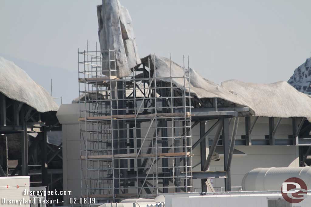 02.08.19 - Scaffolding still up in this area.