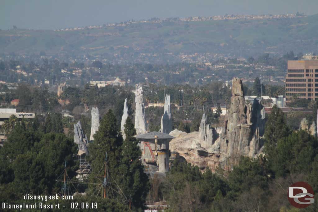 02.08.19 - The view from the Pixar Pal-A-Round is almost scaffolding free now.