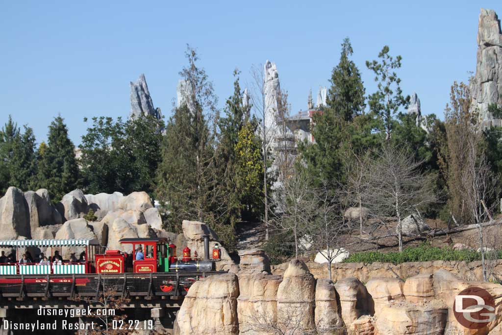 02.22.19 - The Disneyland Railroad steaming by.