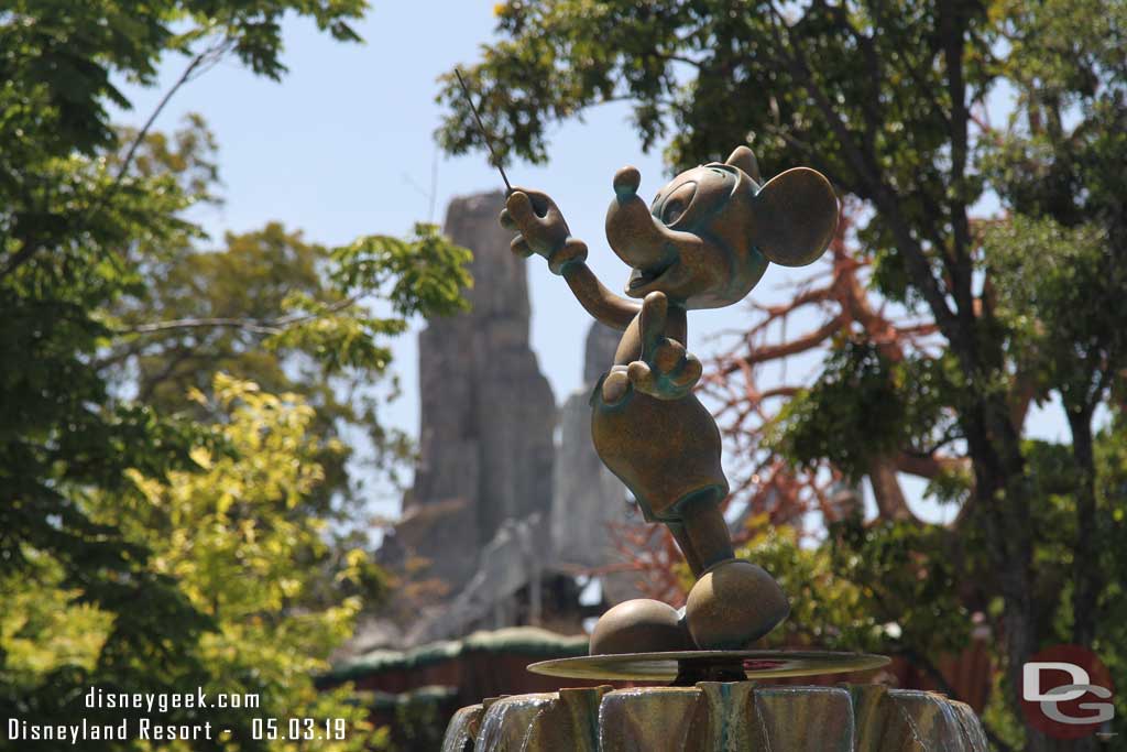 05.03.19 - Still surprised they left the large openings at the bottom that are so visible from Toontown.  Maybe more trees rae coming or will eventually fill in.