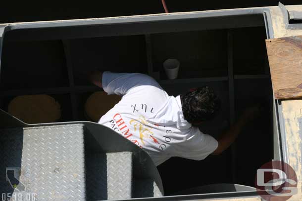 05.19.06 - Spotted this guy working on the sub interior