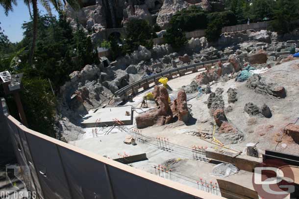 06.03.06 - The concrete foundation for the switch area is poured