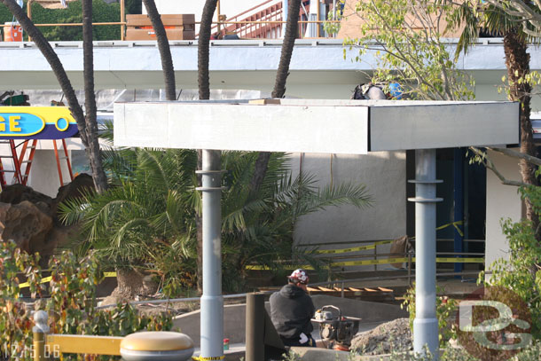 12.15.06 - One more shot of the structure on the Autopia ramp