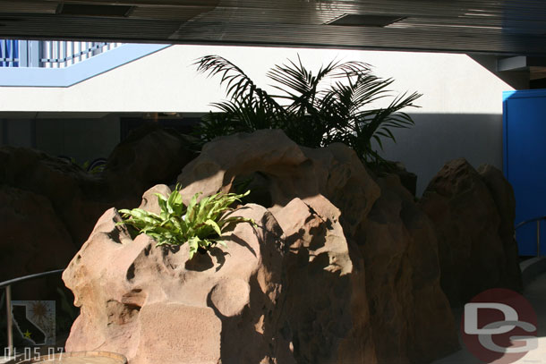 01.05.07 - The rockwork and plants are done for the most part in this area