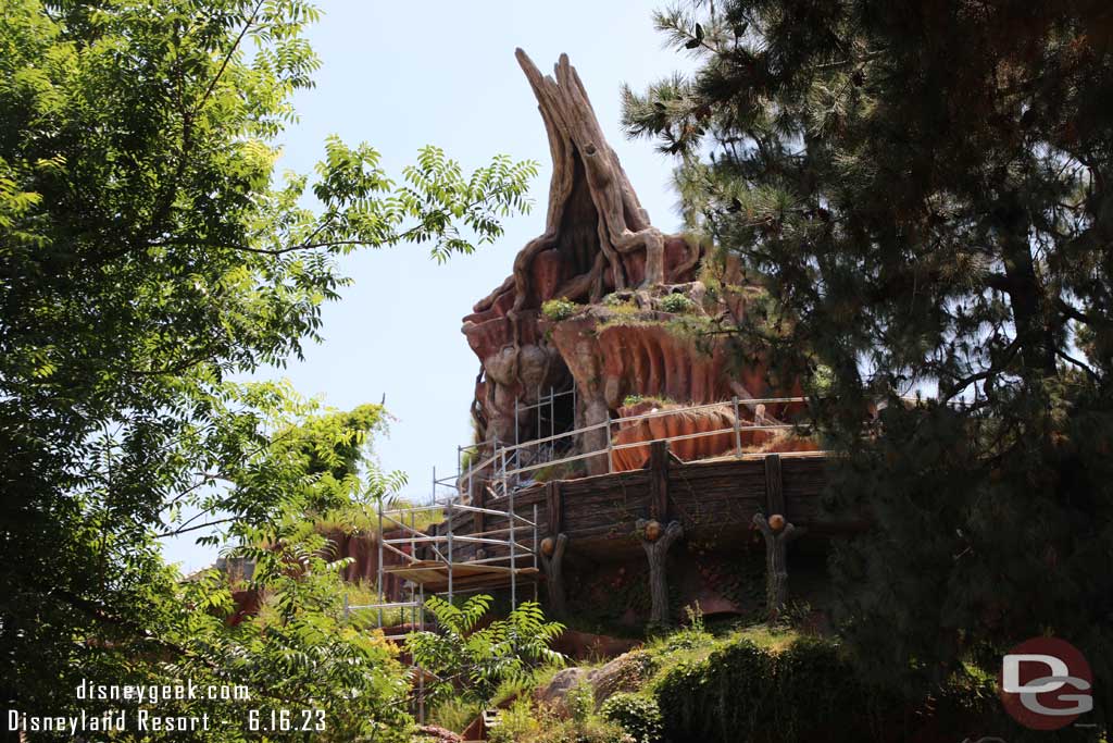 06.16.23 - More scaffolding going up around the Mountain