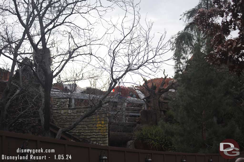 01.05.24 - Steel erected along this portion of the flume.  Looks like they will be enclosing it.