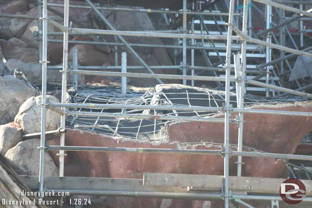 1.26.24 - There are still a number of areas with exposed rebar like this waiting for concrete.