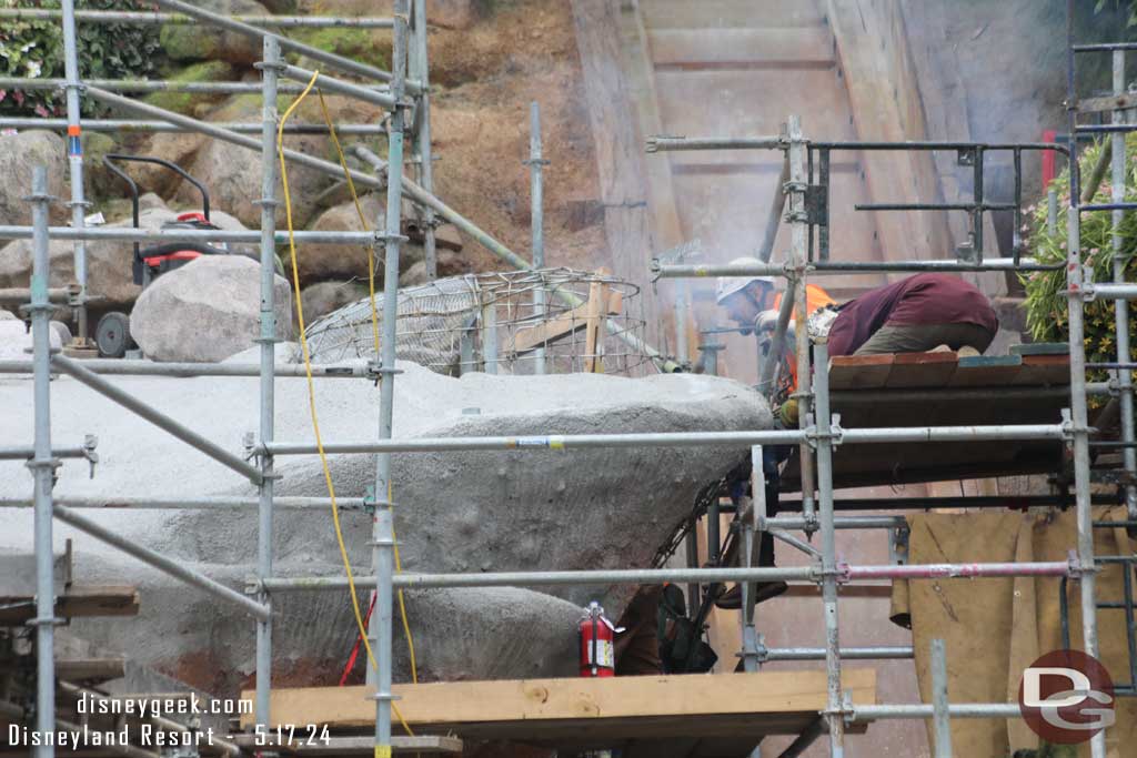 5.17.24 - A closer look at the welding work going on