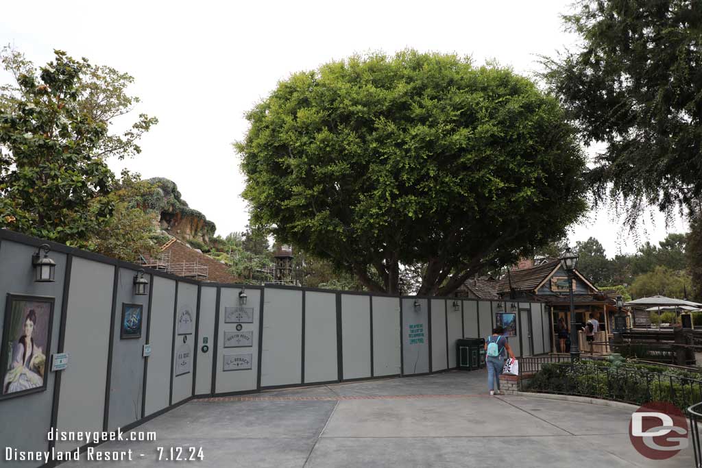 7.12.24 - The view from ground level. The walls are now at Harbour Galley.