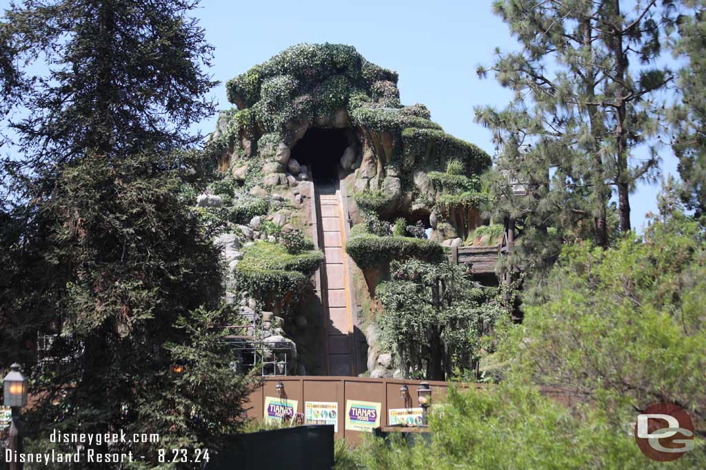 8.23.24 - The drop, no water in the flume right now