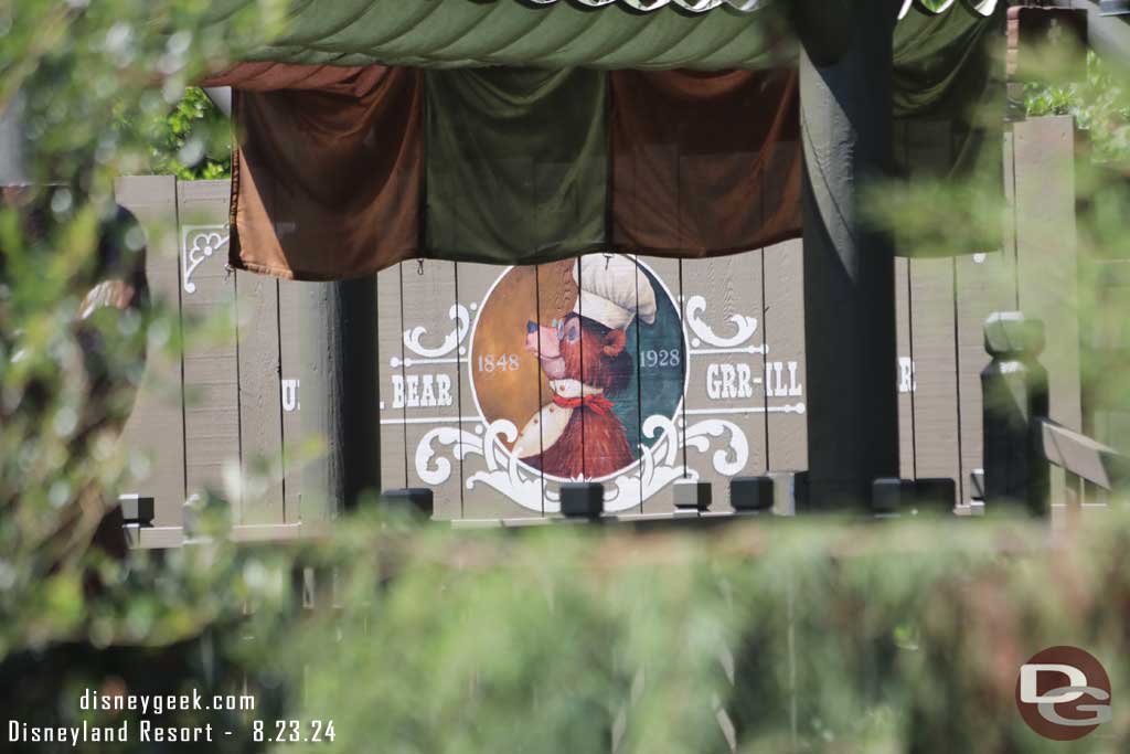 8.23.24 - A mural on the wall of the Hungry Bear dining area.