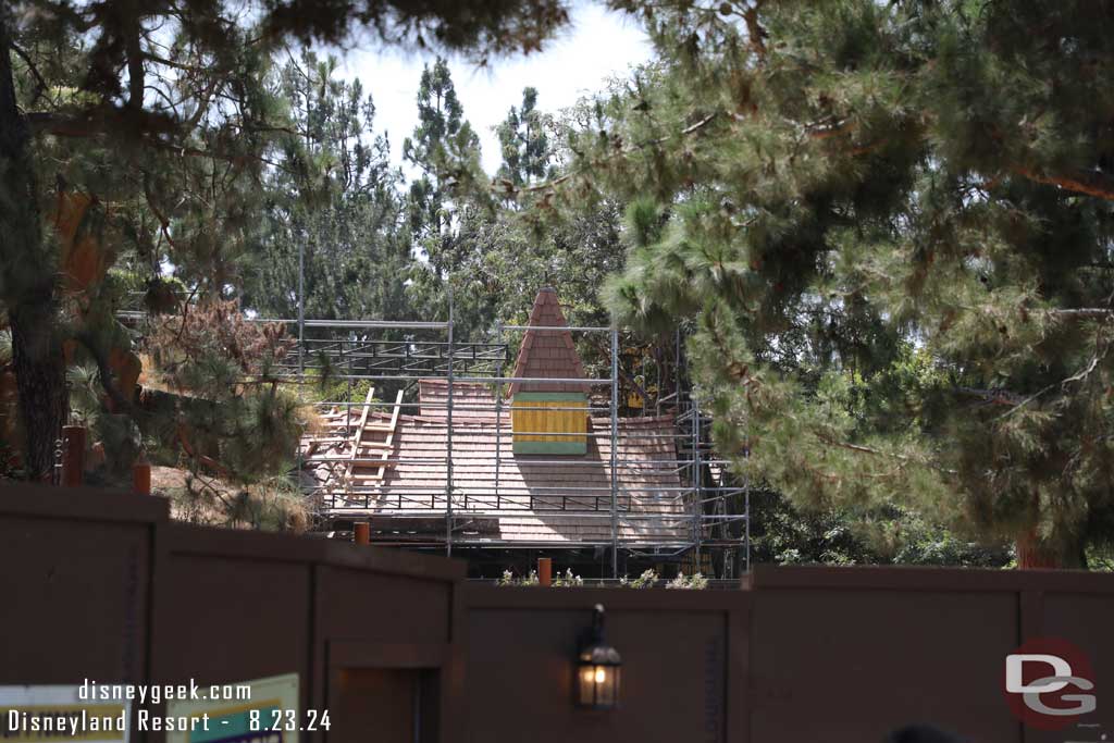 8.23.24 - A look at the queue building for Tiana's Bayou Adventure