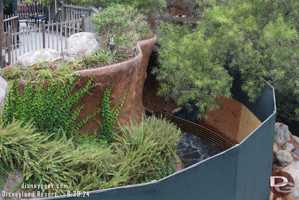 8.30.24 - Water in the flume this morning.