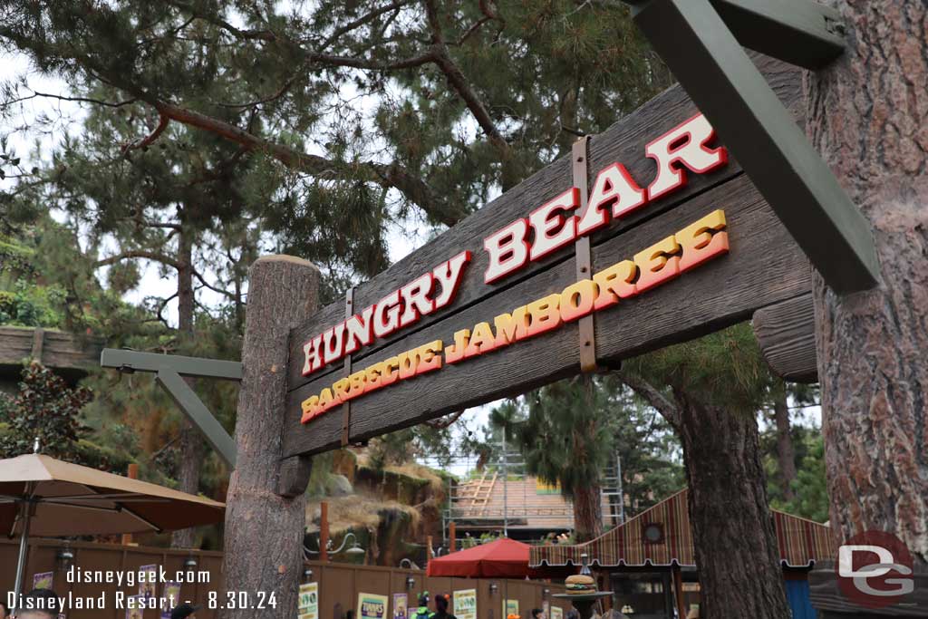 8.30.24 - The new Hungry Bear sign