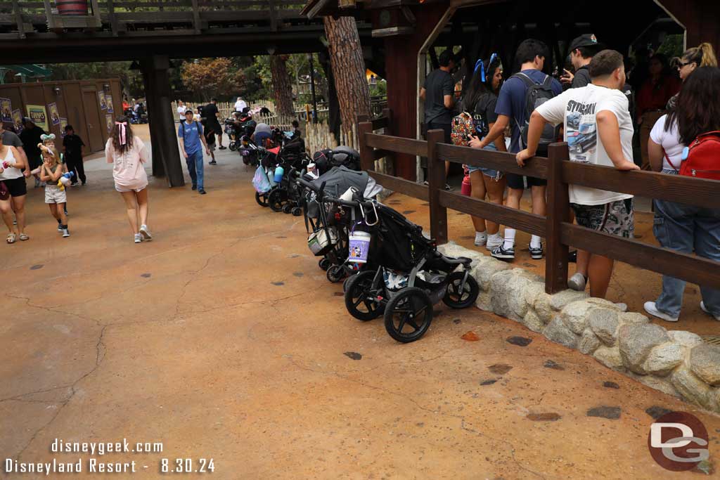 8.30.24 - The main walkway was graded differently creating an offset for the entrance to Winnie the Pooh.