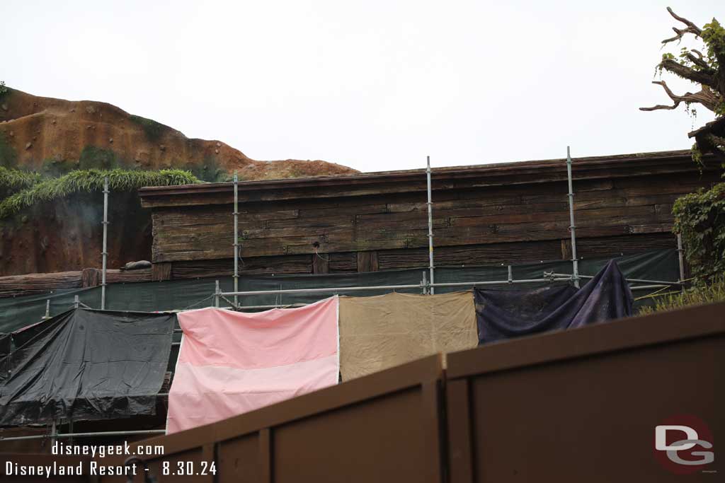 8.30.24 - This portion of the flume has been enclosed.