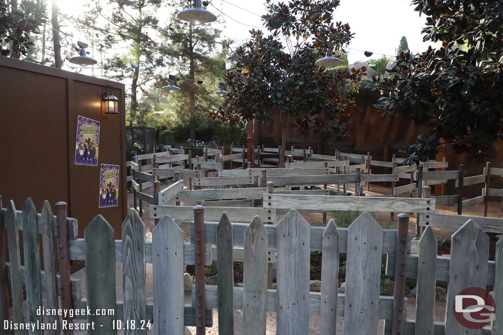 10.18.24 - A portion of the queue in the former FastPass distribution area next to the gift shop.