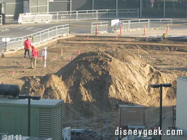 10.17.03 - Not sure what they are doing, maybe leveling for a parking lot or just the driveway back there