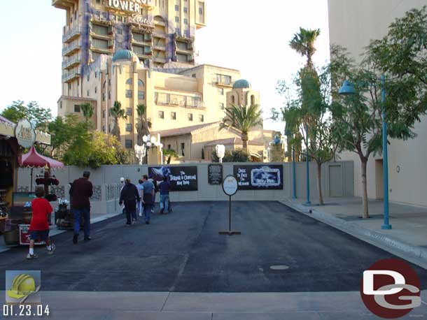 1.23.04 - The recently repaved entranceway