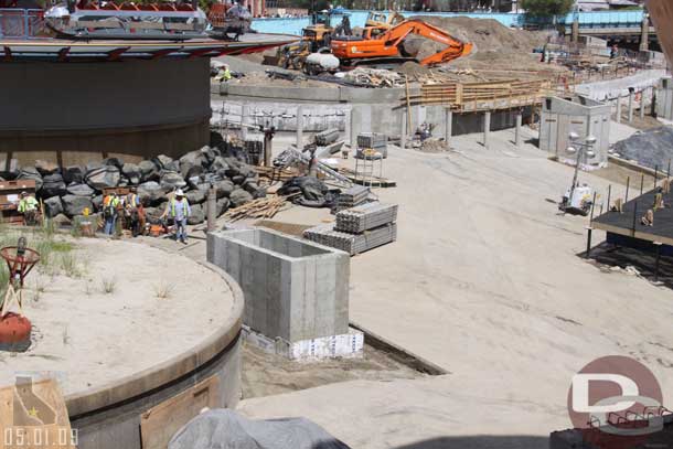 05.01.09 - Looks like this area is being prepped for concrete to seal up the base too
