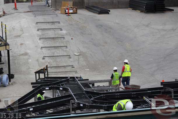 05.29.09 - The supports are in for track to be laid this way too