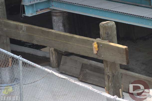 8.16.09 - Best guess is these rails are to keep boats/support equipment away from Screamin