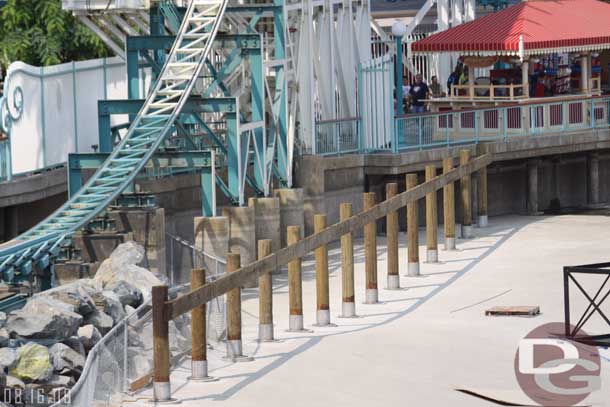8.16.09 - The rail that was installed further down the launch point
