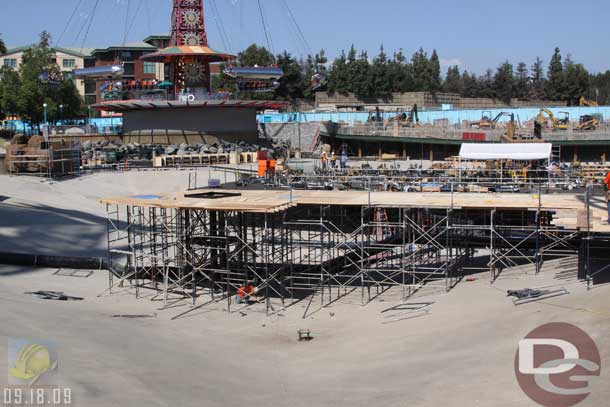 9.18.09 - A shot showing the platforms current state
