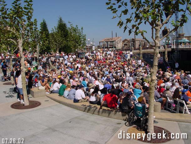 Taken - 3:32pm - The crowd for the start of the concert