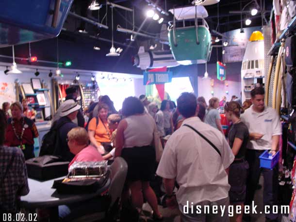 Taken - 5:15pm - Inside the new pin store in Tomorrowland